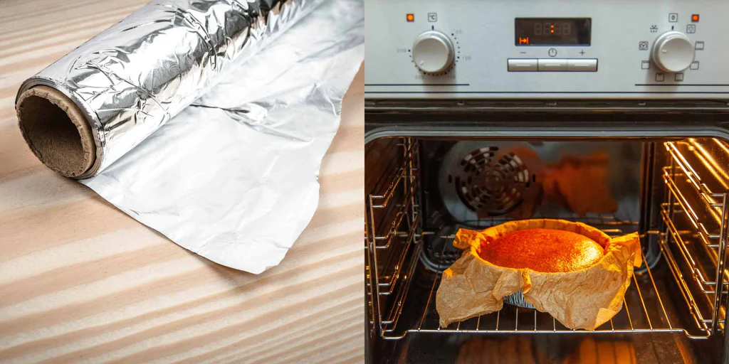 aluminum foil go in the oven
