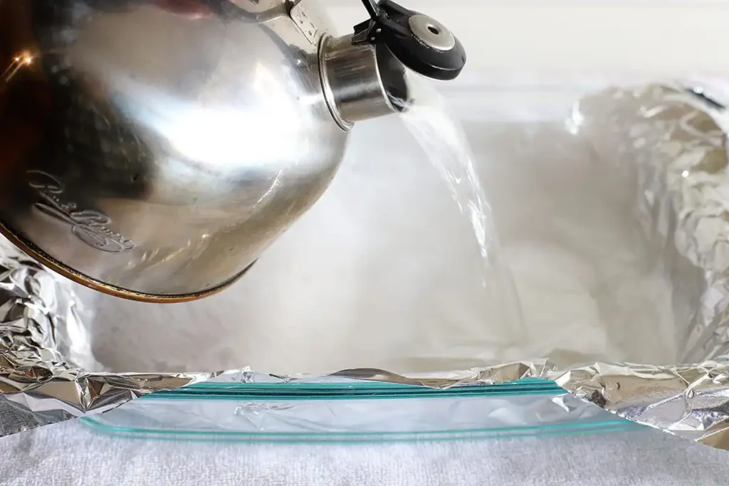 cleaning aluminum foil