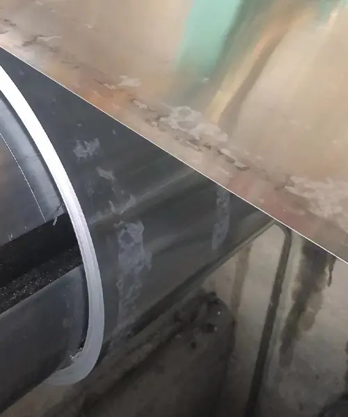 water stains on the aluminum plate