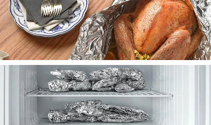 non stick aluminum foil applications