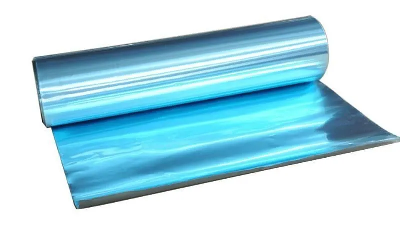 aluminum foil blue