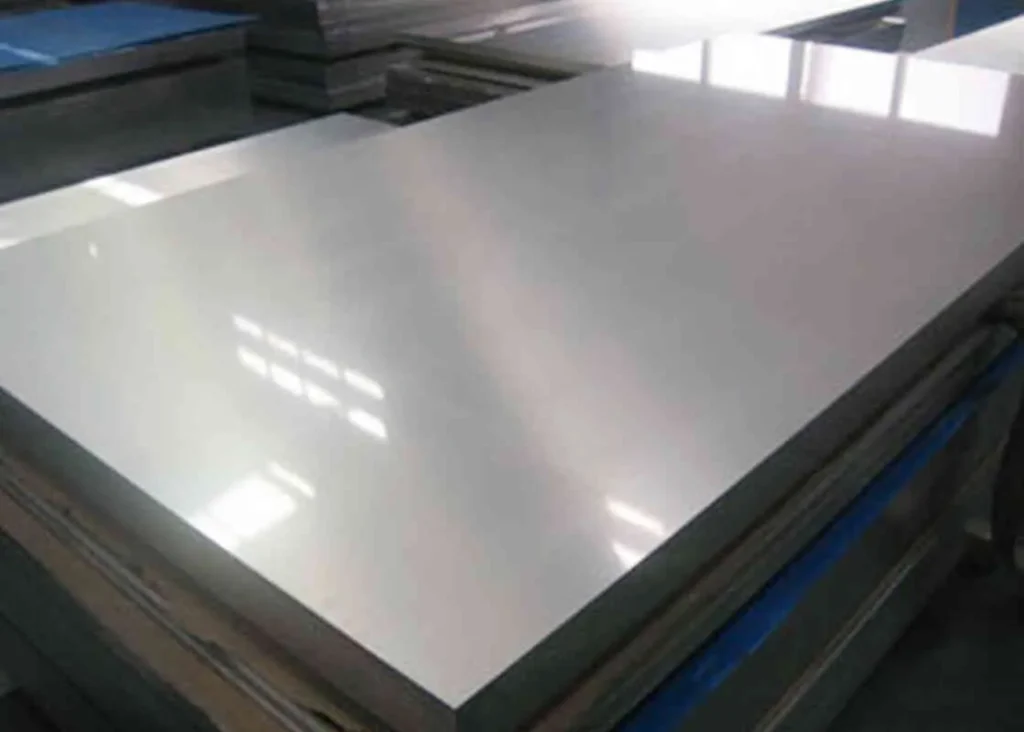 sheets of aluminum
