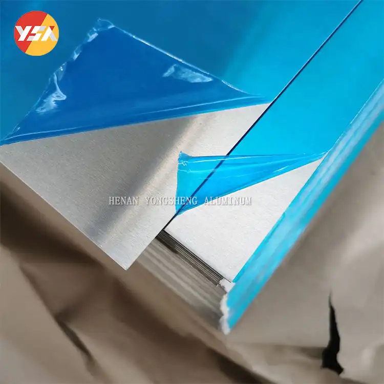 aluminum plate with protective films