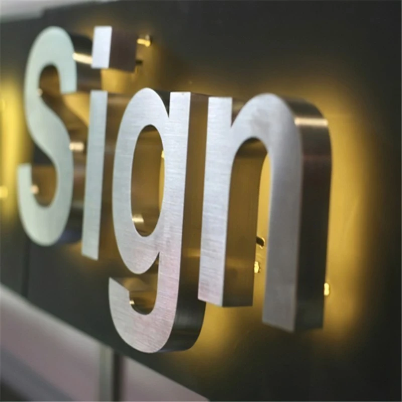 stainless steel signage materials