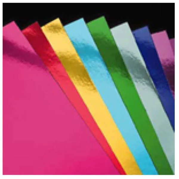 colored aluminum foil for card crafting