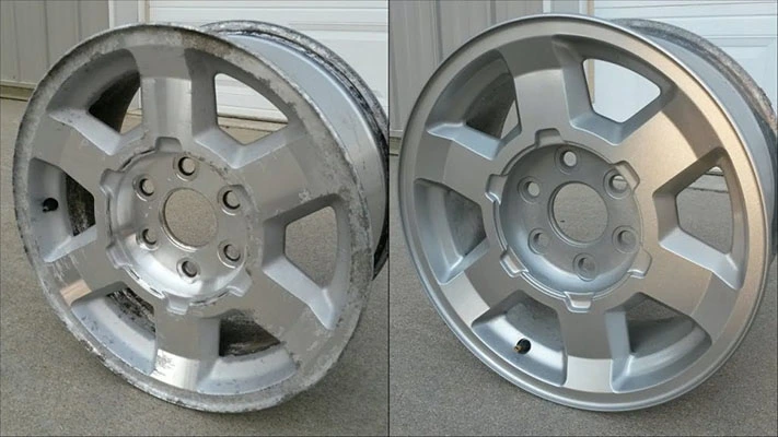 aluminium wheel damage