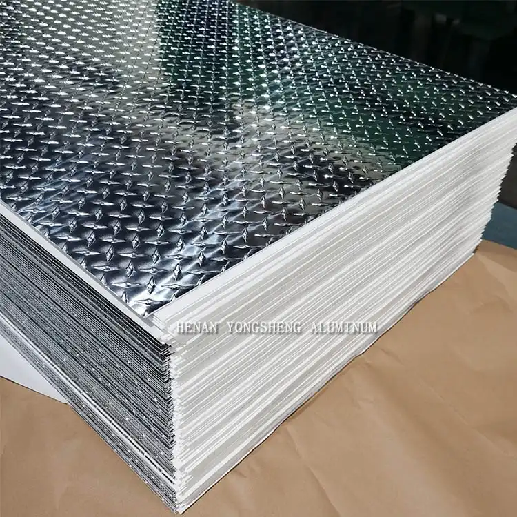 Embossed aluminum sheets