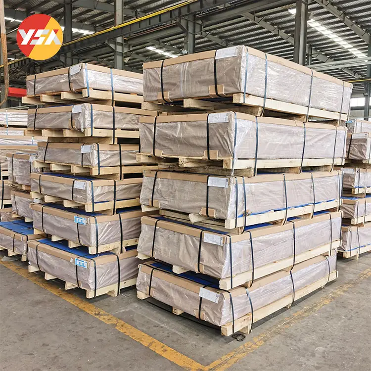 packed aluminum sheets