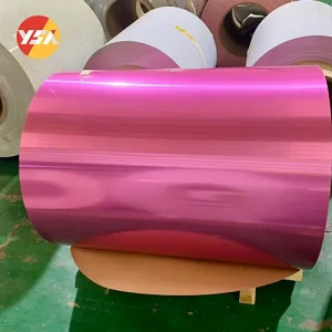 pink aluminum coil