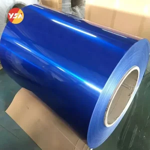blue aluminum coil
