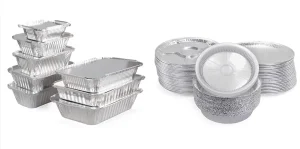 aluminum foil pan with foil lids