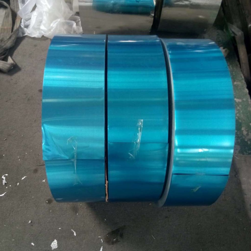 Hydrophilic aluminum foil