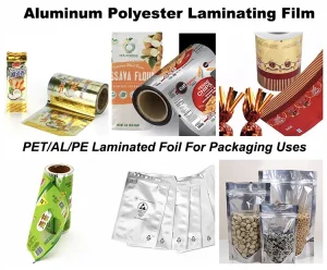 PET AL PE Laminated Foil For Packaging Applications