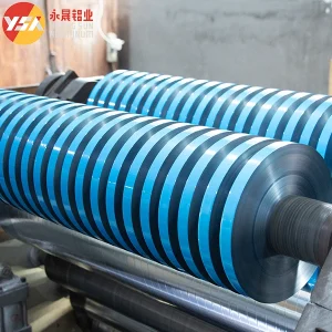 Single Side Blue Color Step Spooling Foil Slitting