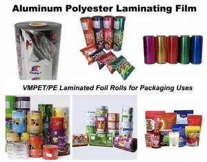 VMPET PE Laminated Foil Rolls for Packaging Applications