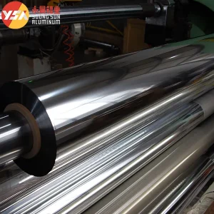 VMPET+VMPET+BOPP Laminated Foil Production