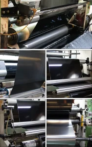 Single Sliver Printing AL PET Laminated Foil Production Show