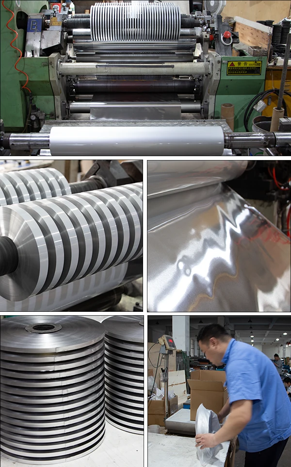 Sliver Single Sided Laminating Foil For Cable Production